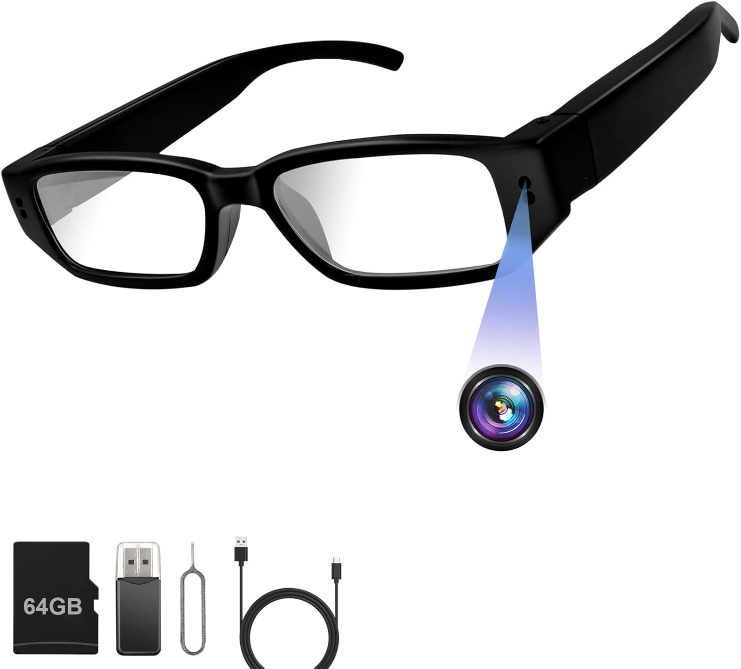 Camera Bril | Slimme Bril met Ingebouwde Camera | Smart Glasses