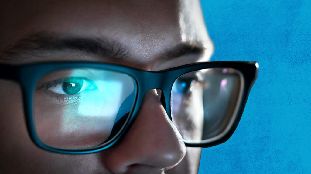 Computerbril Met Blauw Licht Filter  | Minder Hoofdpijn & Betere Slaap
