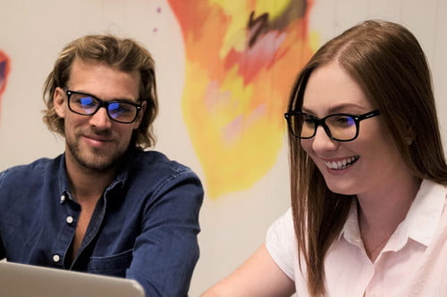 Computerbril Met Blauw Licht Filter  | Minder Hoofdpijn & Betere Slaap